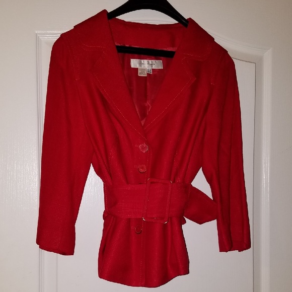 ⭐️⭐️SALE!! Zara Red Belted Suit - Picture 5 of 8